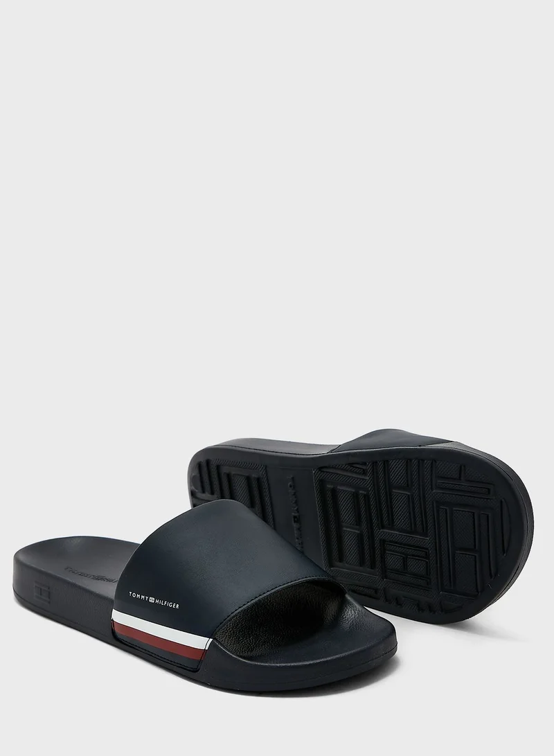 TOMMY HILFIGER Logo Print Flip Flop