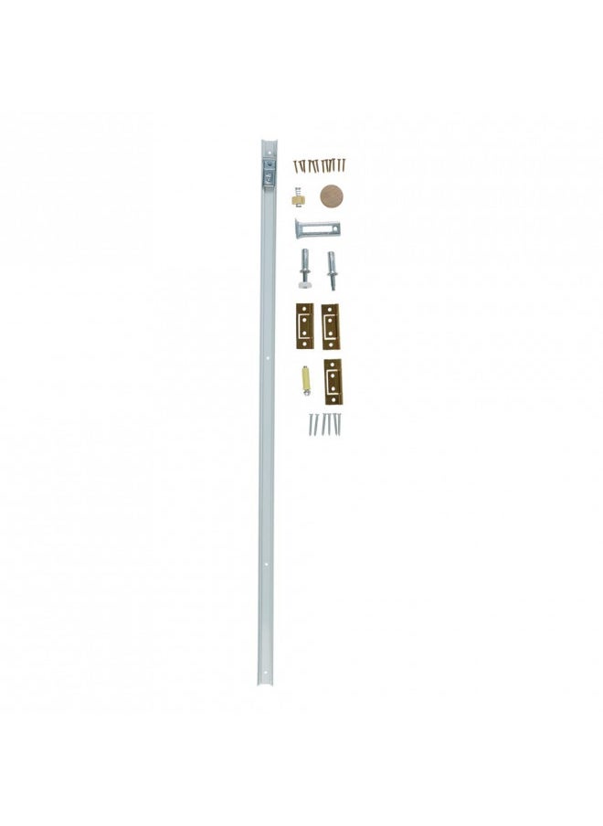 National Hardware National Hardware N343-715 391S Folding Door Hardware Set in White,36 Inch  - Image 1