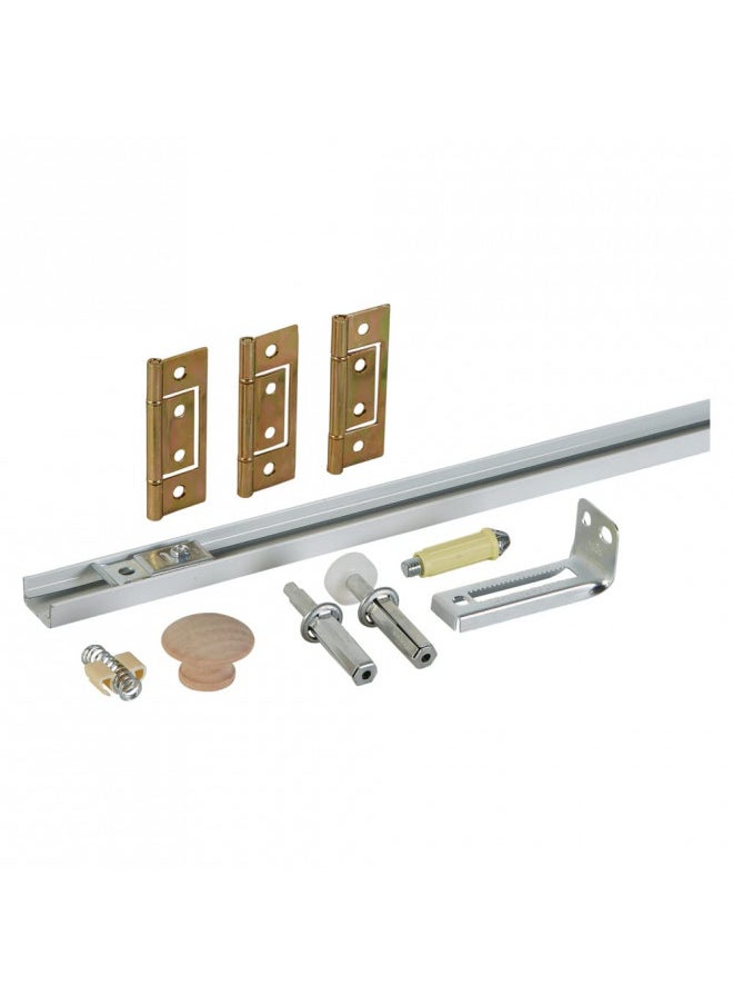National Hardware National Hardware N343-715 391S Folding Door Hardware Set in White,36 Inch  - Image 2