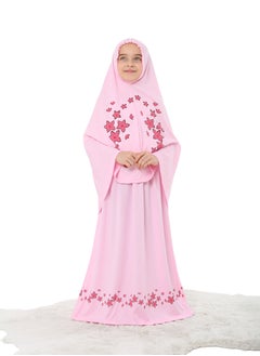 إلانيسا  فستان صلاة بوردة للبنات لون زهري  - Image 1