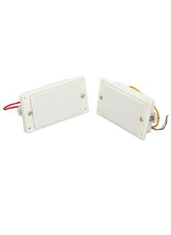 Thoraya 2PCS Closed Electric Guitar Pickup Double Coil Humbucker Pickup Replacement for Guitar Neck and Bridge White  - Image 5