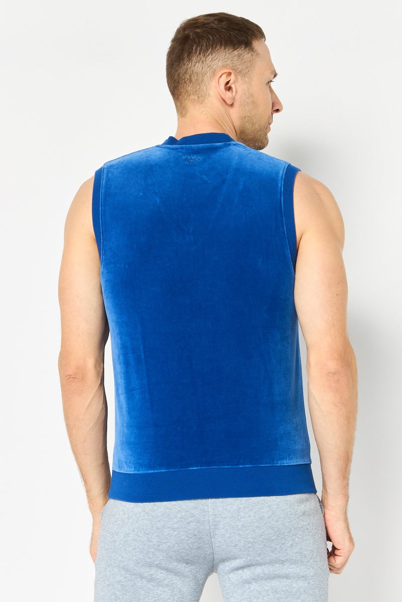 Puma X Noah Men Sportswear Fit Sleeveless Outdoor Vest, Blue - Image 3