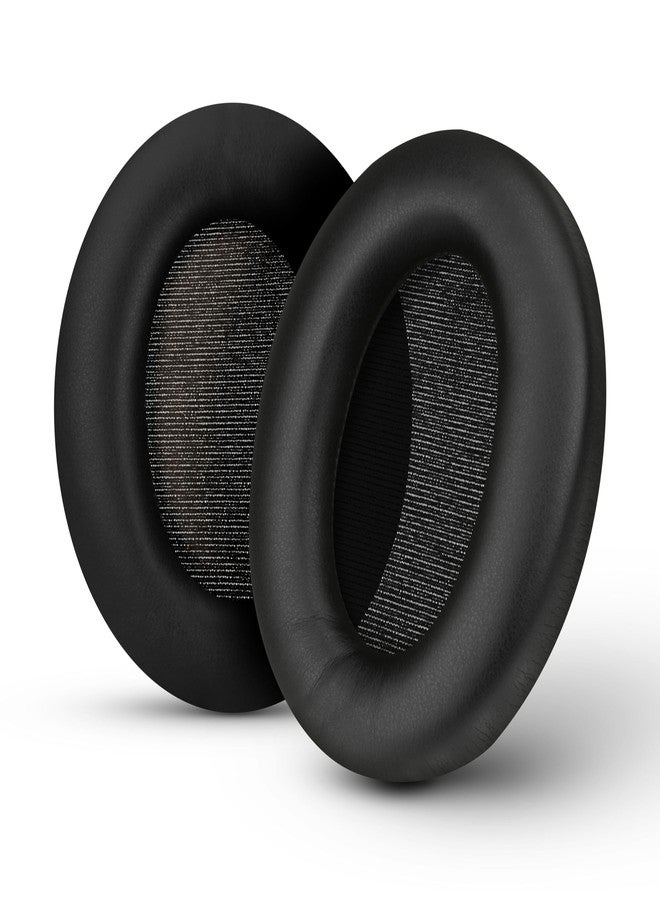 Replacement Earpads for Sony WH-1000XM3 Headphones - Soft Vegan Leather Cushions for Extra Comfort, Easy & Quick Installation, by Brainwavz (Black)