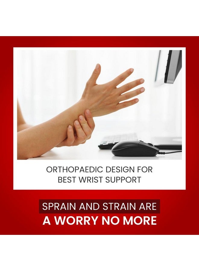 Dr. Ortho Dr.Ortho Nylon Wrist Brace With Thumb,Wrist Hand Brace For Men & Women,Wrist Support - Image 5
