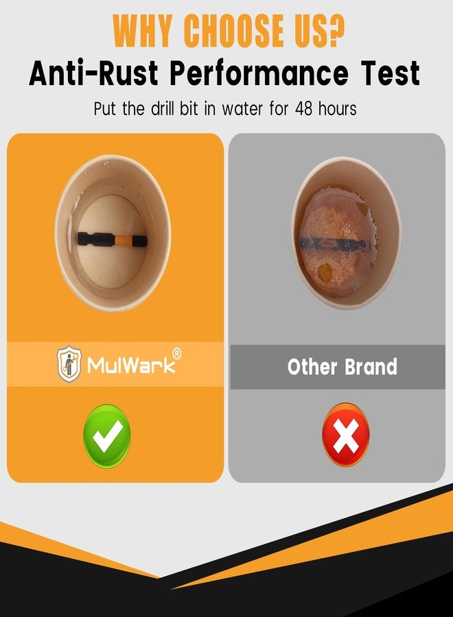 MULWARK مجموعة رؤوس توركس الأمنية من مولوارك، ٢٧ قطعة (T5-TT40) - رؤوس نجمية دقيقة مقاومة للعبث، ذات حواف ناعمة، وساق سداسية ١/٤ بوصة، وحامل مغناطيسي - Image 5