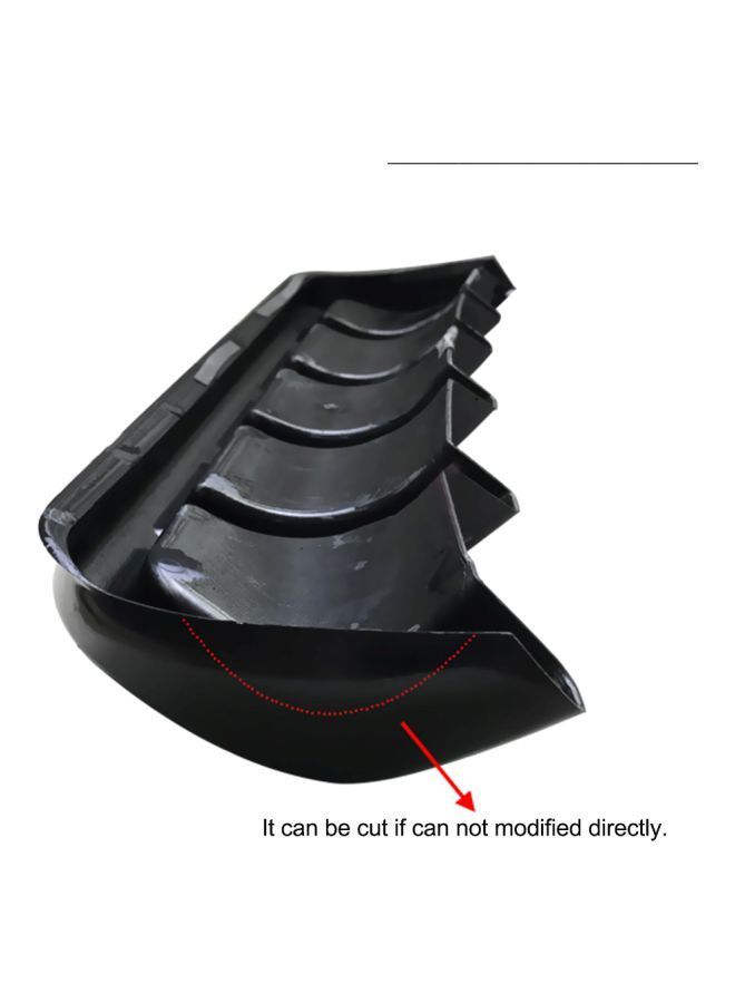 NIBEMINENT Universal Car Rear Bumper Lip Diffuser - Image 3