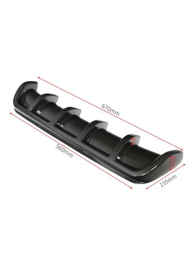 NIBEMINENT Universal Car Rear Bumper Lip Diffuser - Image 4