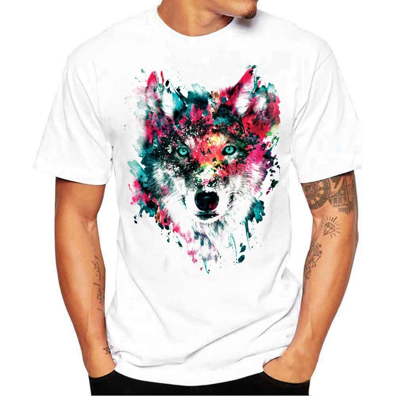 All Flags 3D Short-Sleeved T-Shirt Men's Round Neck Short-Sleeved Large Size Trendy S - Image 1