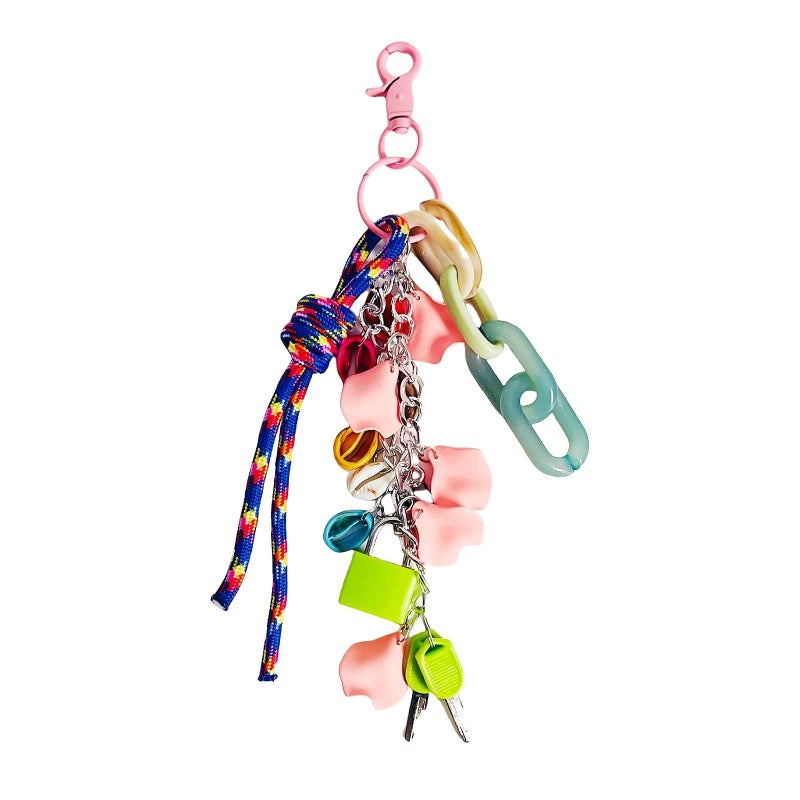 QTMY Keychain Bag Charms for Handbag Purse Backpack Accessories for Bogg Bag,676 - Image 1