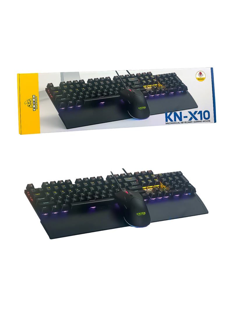 KN-X10: MECHANICAL KEYBOARD - GAMING MOUSE
