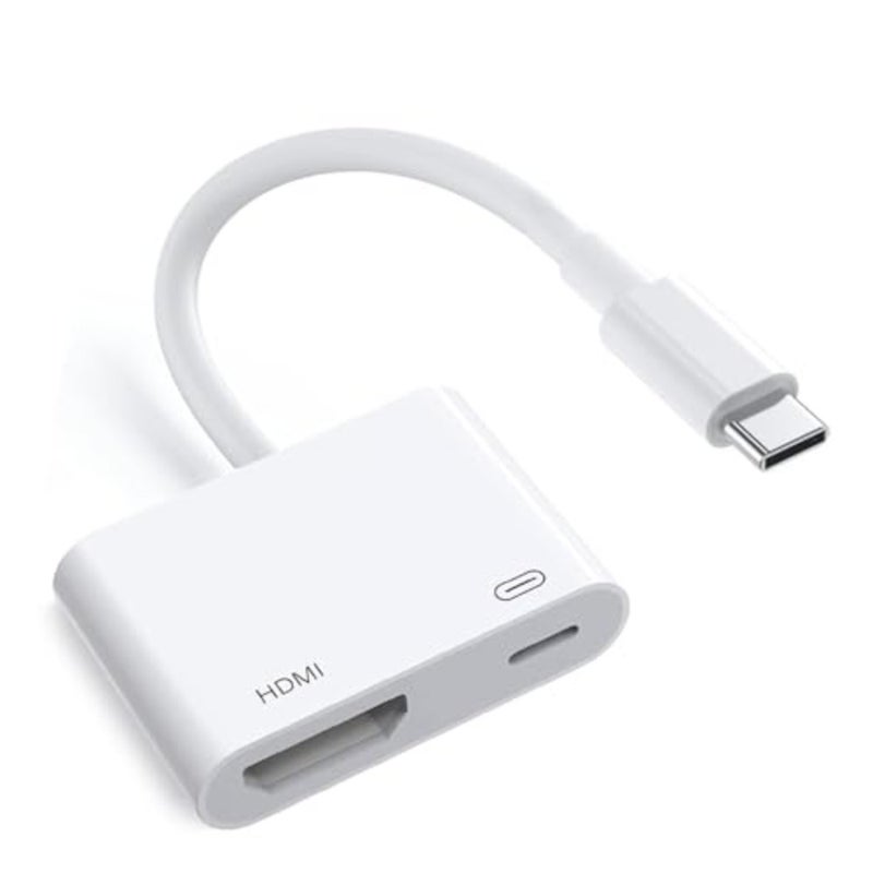 USB-C to HDMI Adapter for iPhone 15/16 MacBook Pro Air iPad Pro Samsung S25/S24/S23, aluminum body, black, 4K@120Hz MFi certified USB 3.1 HDMI 2.0 - Image 1