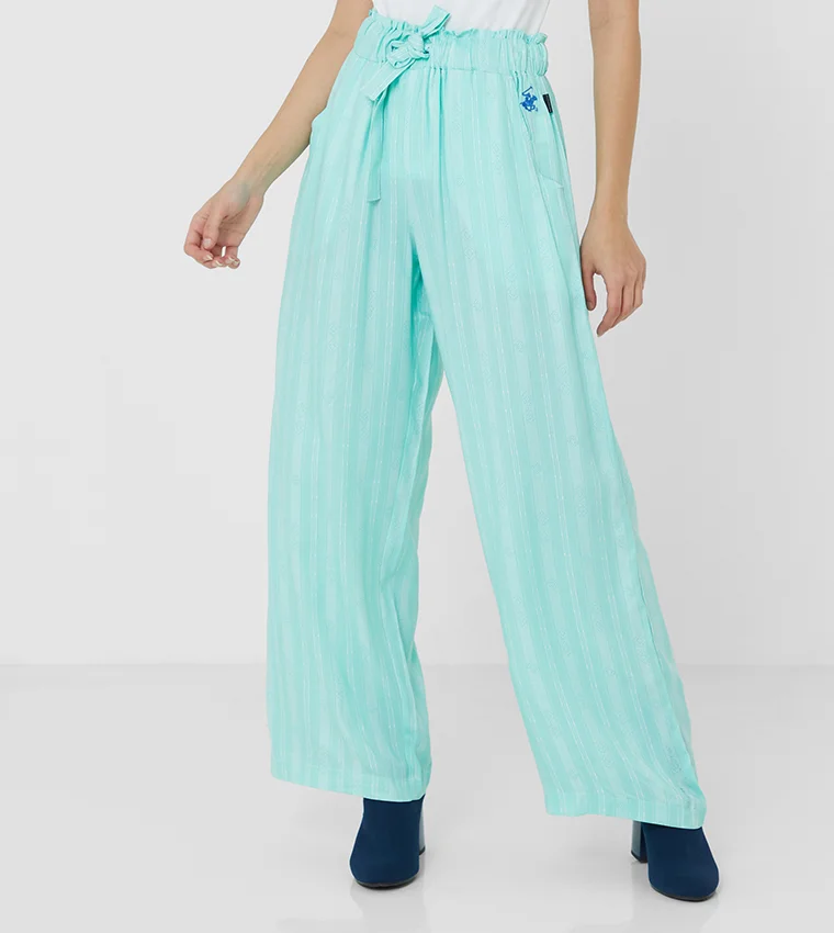 Beverly Hills Polo Club Mint Striped Pants