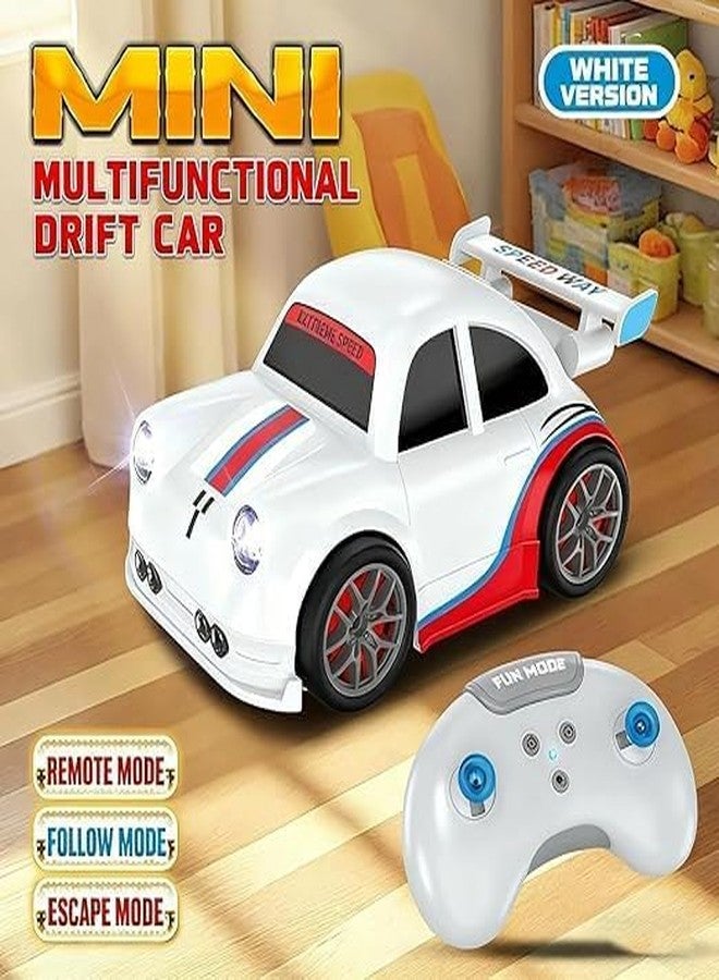 BOLTIX 1 pcs Mini Drifting RC Car Toy with Remote Control 2.4GHz Remote Control Drift Car with LED Lights, Compact Racing Car for Indoor Track Play, Desktop Racing Vehicle - Image 3