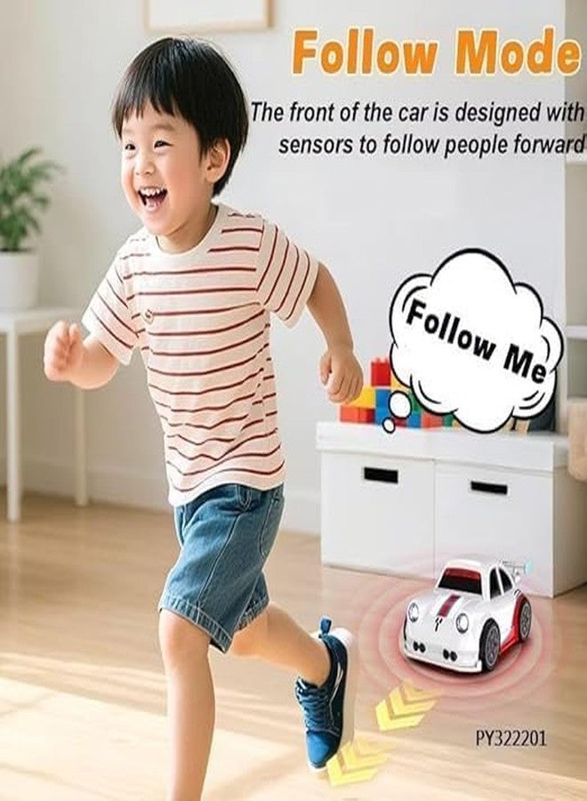 BOLTIX 1 pcs Mini Drifting RC Car Toy with Remote Control 2.4GHz Remote Control Drift Car with LED Lights, Compact Racing Car for Indoor Track Play, Desktop Racing Vehicle - Image 5