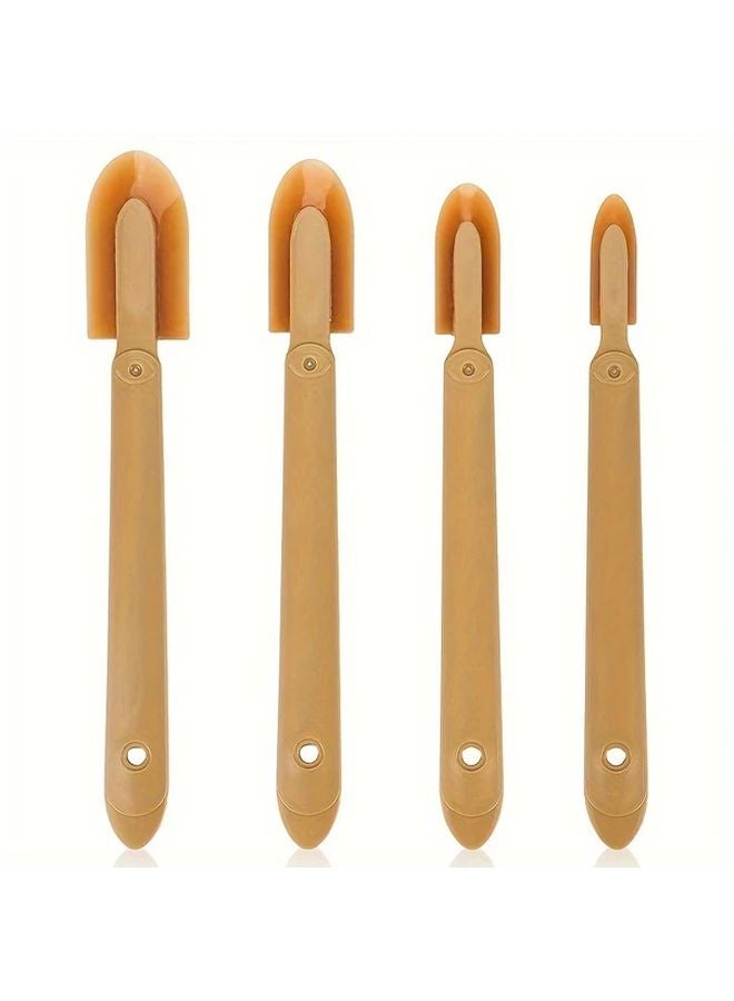 4pcs Silicone Caulking Tool Set Ergonomic Handle For Smooth Application Cleaning - Image 1