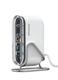 Momax Momax 1-Charge Flow GaN Tech Desktop Charger 4 Ports 80W - White  - Image 1