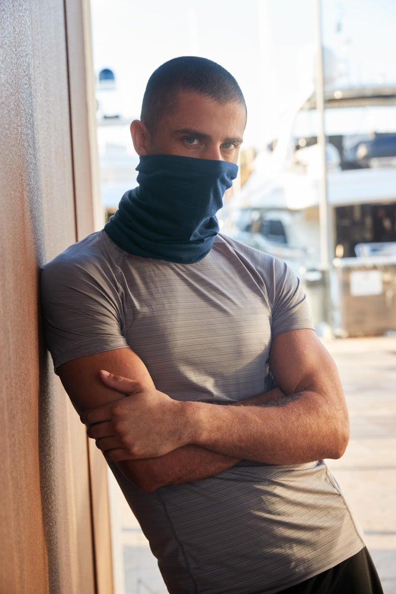 ASVP Shop Merino Wool Multi-Purpose Neck Gaiter - 100% Merino Wool Face Mask, Skiing Neck Warmer, Breathable & Quick-Drying Headwear (Blue) - Image 3