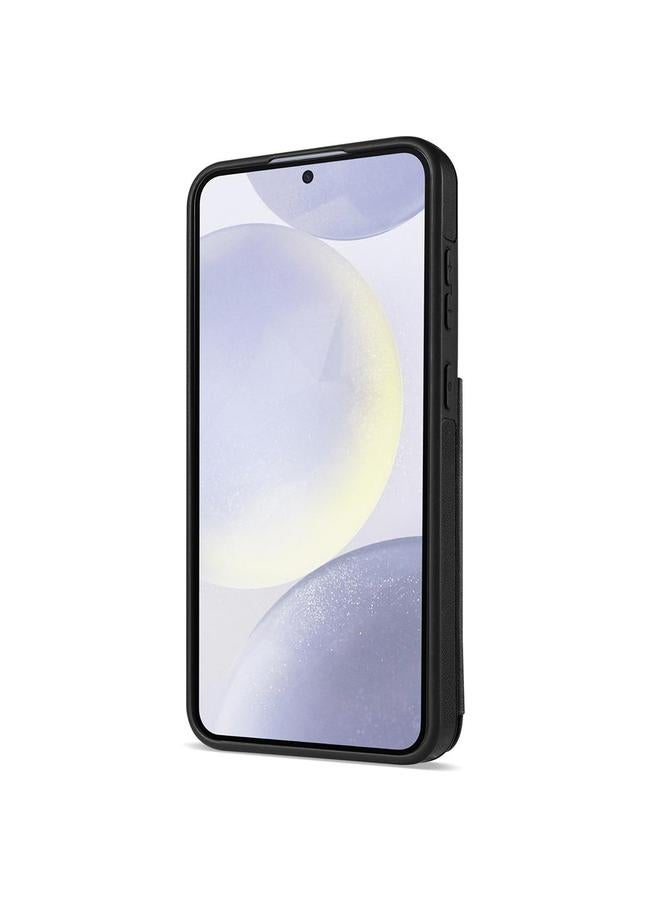 اس-توب جراب لهاتف Samsung Galaxy S23+ 5G مع فتحات بطاقات مزدوجة على شكل معين مع حبل - Image 3