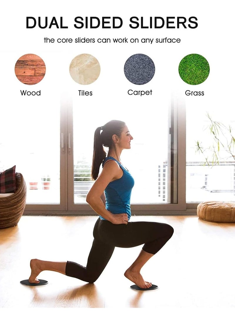 GRKC Strap-On Core Sliders for Full Body Workout – 2 Pack Gliding Discs with Hand & Foot Loops for Core Strength and Ab Training, Home & Outdoor Use - Image 2