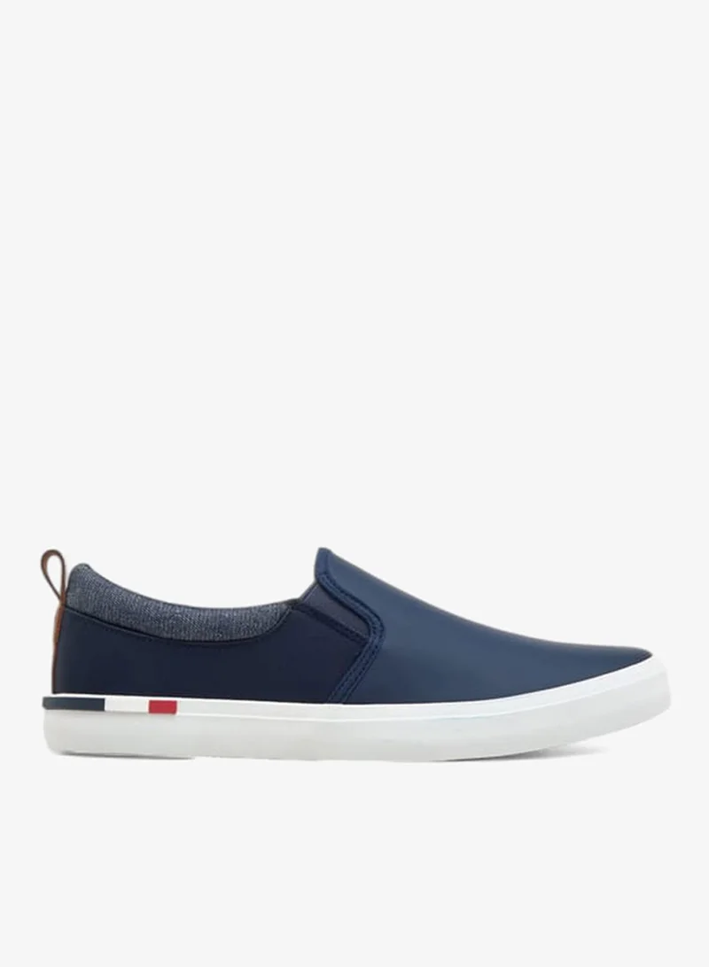 Men's Panelled Slip-On Loafers