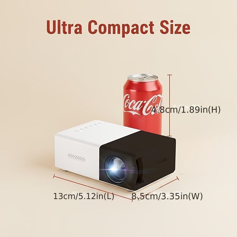 1pc Portable HD USB Home Projector For Backyard Cinema - Image 3