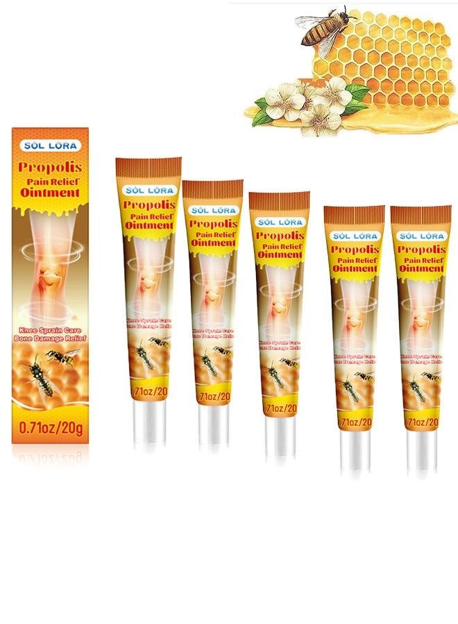 SOL LORA Bee Venom Professional Treatment Gel, Propolis Professional Care Gel, Bee Venom Gel, Bee Venom Serum (5PCS) - Image 1