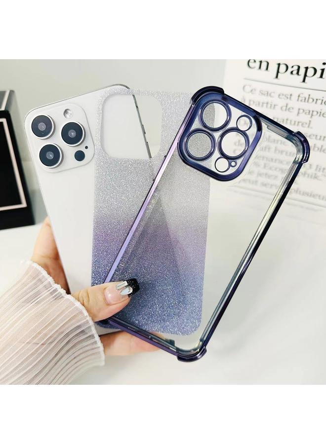 اس-توب جراب لهاتف iPhone 15 Plus، جراب هاتف TPU مقاوم للصدمات بأربع زوايا، لامع ومكهرب - Image 4