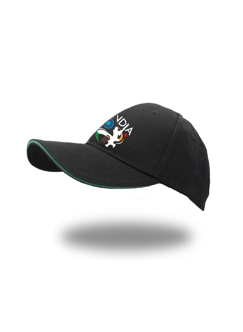India Cricket Sports Fans Baseball Caps for Both Men and Women With Metal Adjustable Buckle Closure - Perfect for Outdoor Activities, Matches, and Everyday Wear - Image 4
