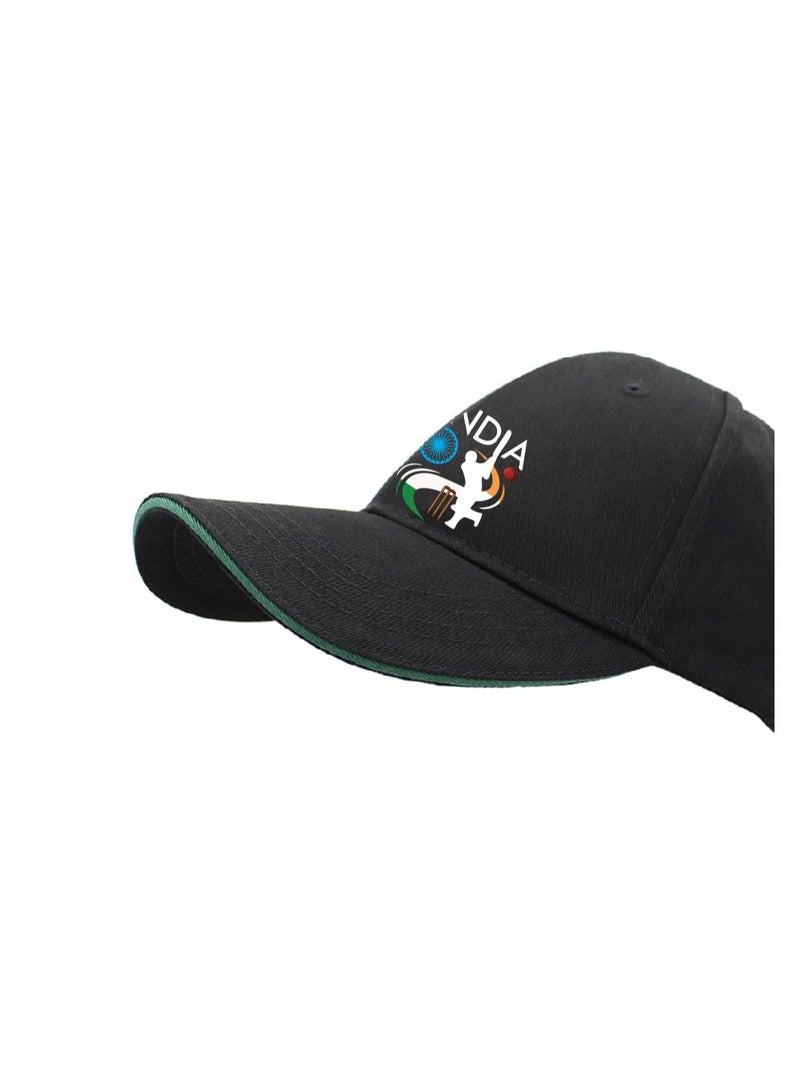 India Cricket Sports Fans Baseball Caps for Both Men and Women With Metal Adjustable Buckle Closure - Perfect for Outdoor Activities, Matches, and Everyday Wear - Image 5