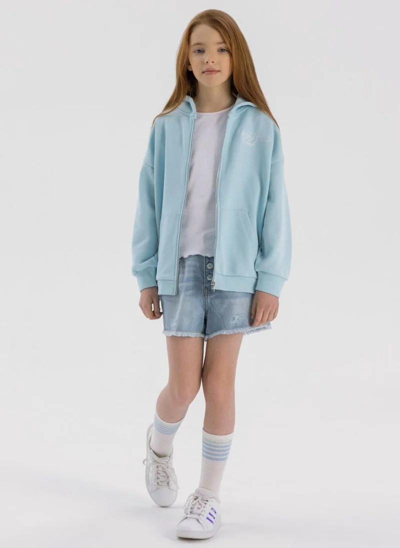 مينوتي Teen Girls Oversized Zip Through Hoodie