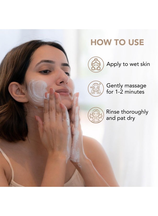 Botanic Hearth Oat & Niacinamide Cleanser Face Wash Enriched With Seabuckthorn Fruit Oil, Willow Bark Extract | Ideal For Sensitive Skin | For Women & Men | Sulphate & Paraben Free | 100Ml  - Image 5