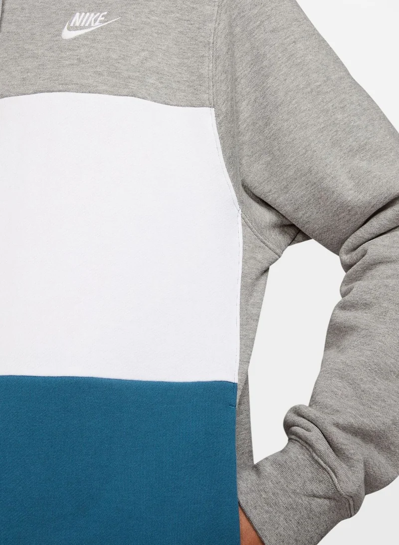 Nike Club+ Color Bloc Hoodie