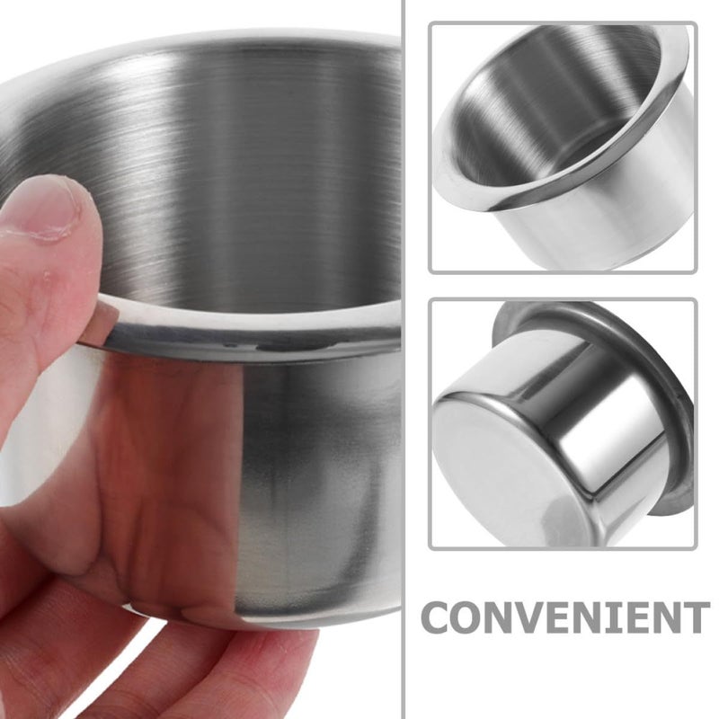 Stainless Steel Car Cup Holder Insert 81mm Anti Spill Rv Sofa Replacement - Image 4