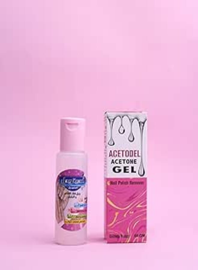 Acetodel Nail Polish Remover Innovative Gel Formula Prevents Evaporation 60 gm