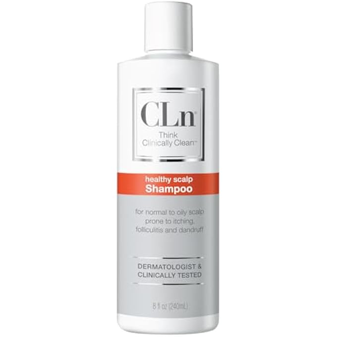 CLnÂ® Shampoo - Clarifying Formula with Salicylic Acid, For Normal to Oily Scalp Prone to Folliculitis, Dandruff, Itchy & Flaky Scalp, Fragrance-Free & Paraben-Free, 8 fl. oz.