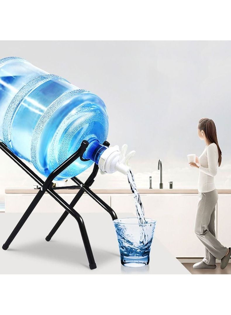 DubaiGallery Foldable Water Dispenser Bottle Stand Black - Image 2
