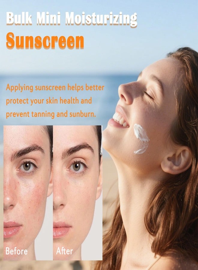 Deepmind 30 Pcs Mini Sunscreen Bulk, SPF 50+ Travel Size Sunscreen for Face & Body, Bulk Mini Sunscreen Packets for Party Favor,Travel Sunscreen Lotion,Lightweight & Non-Greasy,Summer Vacation & Outdoor Sports - Image 3