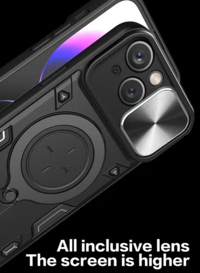 GULFLINK Back Cover Phone Protection Case For iPhone 15 plus Black - Image 3