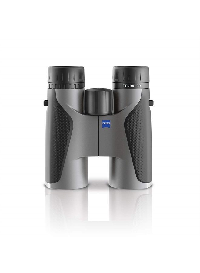 Zeiss Terra ED Binoculars 8x32 Waterproof, and Fast Focusing with Coated Glass for Optimal Clarity in All Weather Conditions for Bird Watching, Hunting, Sightseeing, Grey 