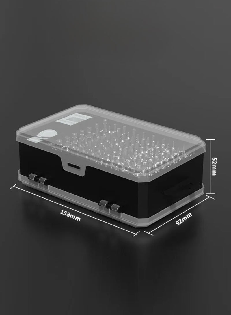 115-in-1 Precision Screwdriver Set, Durable Mini Professional Magnetic Repair Tool Kit, Small Screwdriver for Phone, Computer, Watch, Laptop, Macbook, Eyeglass Black&White - Image 4