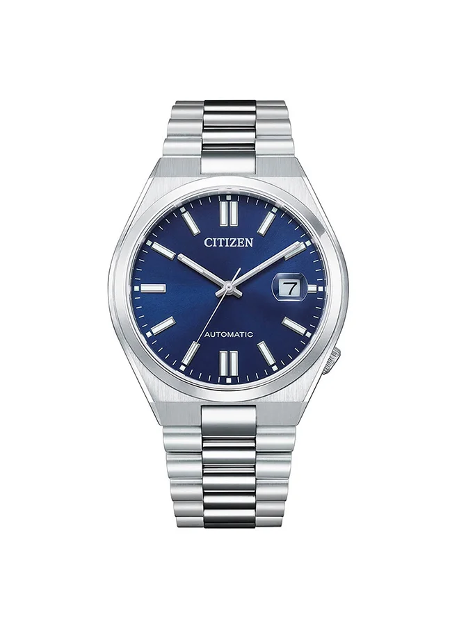 سيتيزن Men's Analog Round Shape Stainless Steel Wrist Watch NJ0150-81L 40 Mm