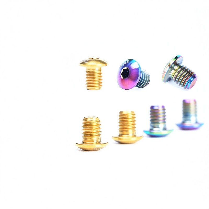 RISK 2PCS / 4PCS TC4 Titanium Bike Hydraulic Brake Cylinder Bolts Bicycle Brake Cylinder Screw - Image 4