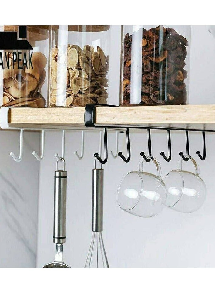 Metal mug holder, 2 pieces,  black color - Image 4
