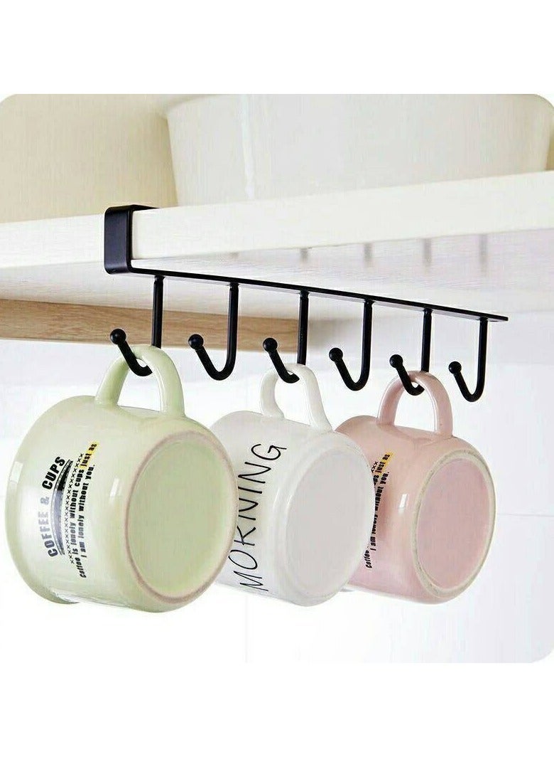 Metal mug holder, 2 pieces,  black color - Image 3
