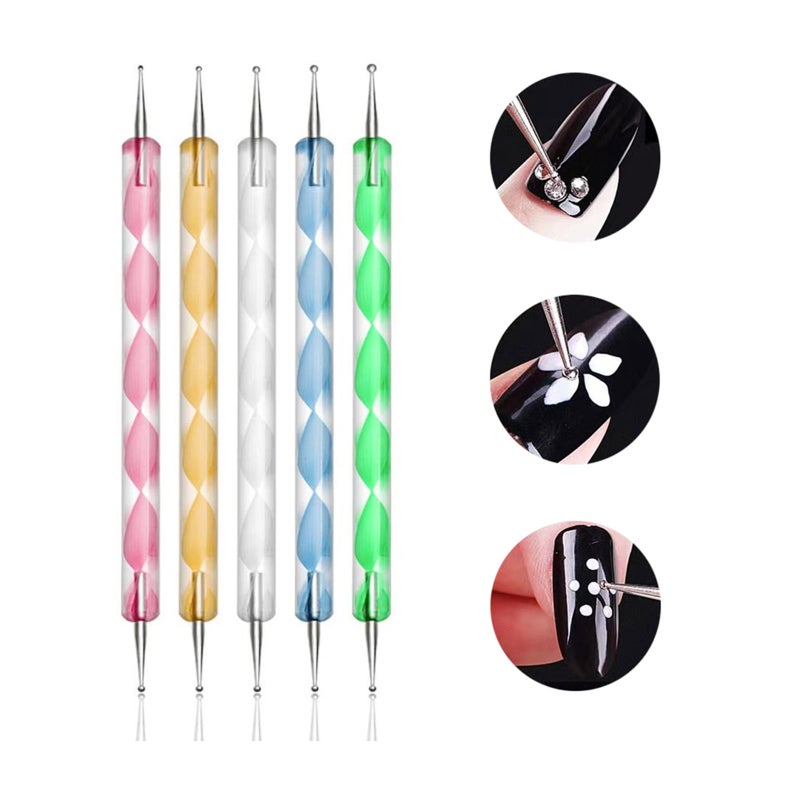 23pcs Nail Art Brushes Nail Liner Painting Carving Dotting Pens Acrylic French Nail Brushes Set for Nail Painting Drawing DIY Nail Tool - Image 4