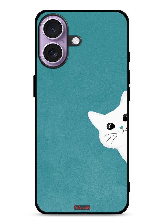 Tolwak Apple iPhone 17 Protective Case Cover Cat Appearing - Image 1