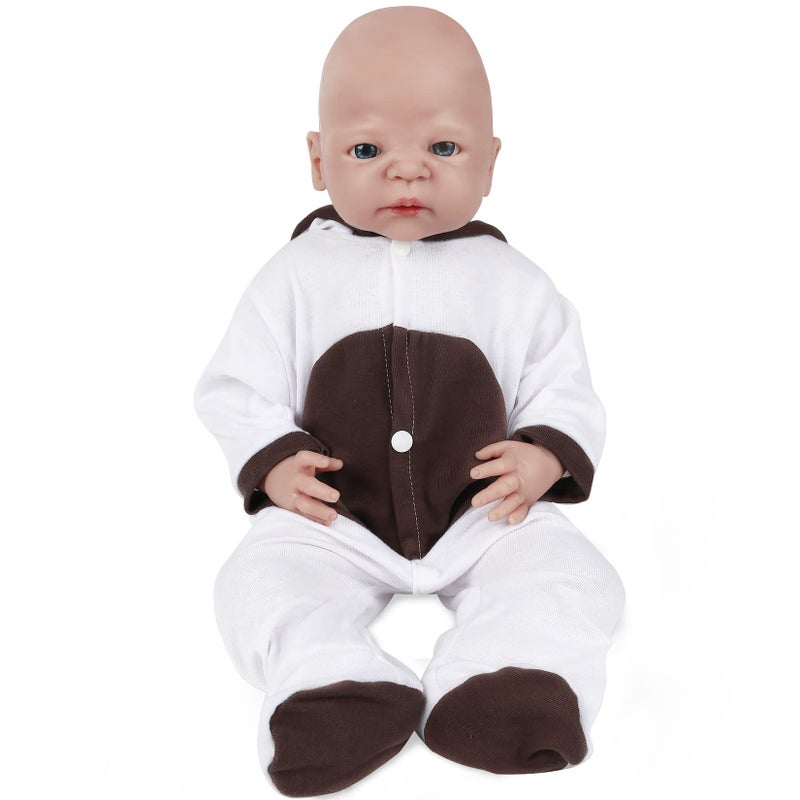 Vollence 16 inch Reborn Baby Doll Girl Silicone Doll Realistic Newborn Baby Dolls with Feeding Accessories & Gift Box for Kids - Girl - Image 1