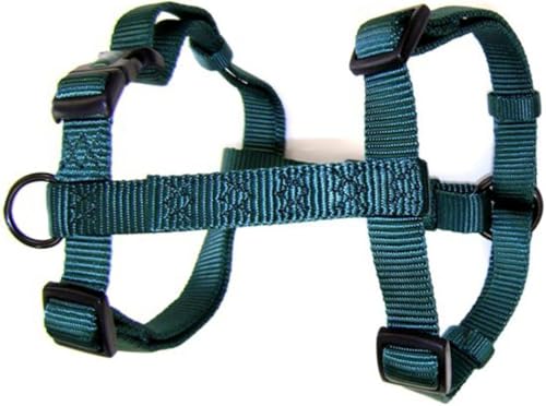 Hamilton Adjustable Comfort Nylon Dog Harness, Dark Green, 3/4" x 20-30" - Image 5