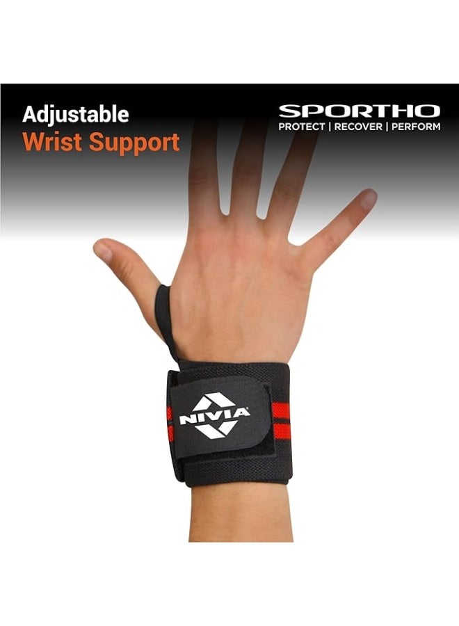 نيفيا سوار معصم نيفيا الاحترافي للتمارين الرياضية، داعم للمعصم، مناسب للرجال، حزام يد، حزام داعم للمعصم، ملحقات رياضية للرجال والنساء، سمك 3 مم - Image 4