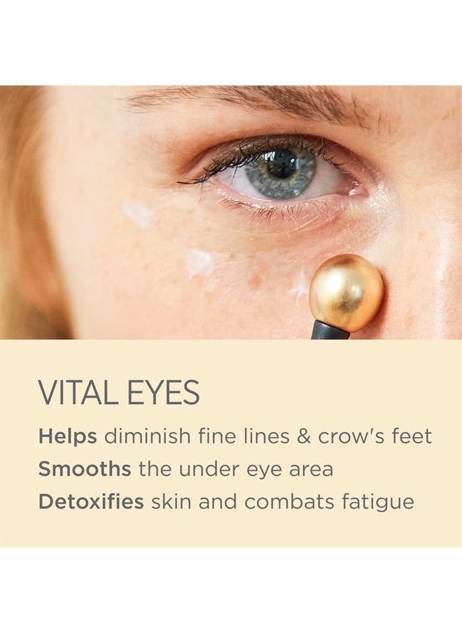ISDIN - Isdinceutics Vital Eyes - Night Eye Cream for Wrinkles Formulated with Melatonin, Cooling Applicator Included - Image 1